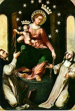 Obraz Matki Bożej z sanktuarium w Pompejach