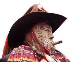 Maximon z Santiago de Atitlan (Gwatemala)